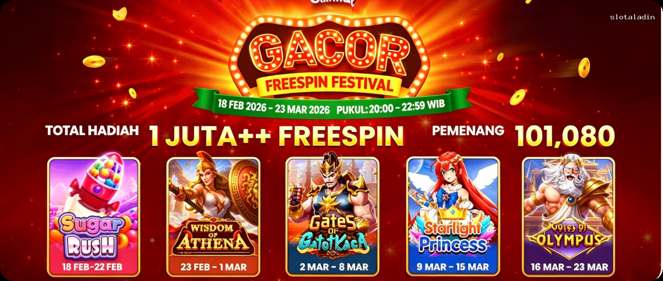 Login slotaladin Sekarang Bonus Melimpah